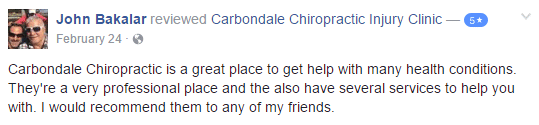  Carbondale Chiropractic Injury Clinic Testimonial