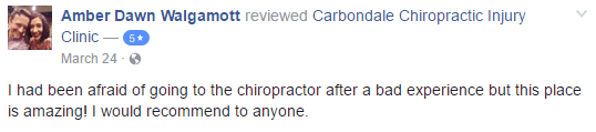  Carbondale Chiropractic Injury Clinic Testimonial